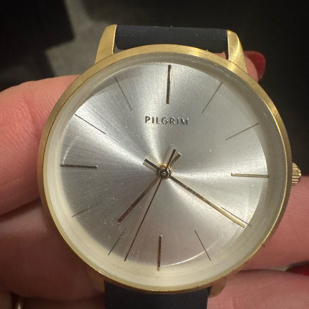 Pilgrim women’s Gold and Black Watch